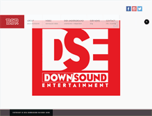 Tablet Screenshot of downsoundrecords.com